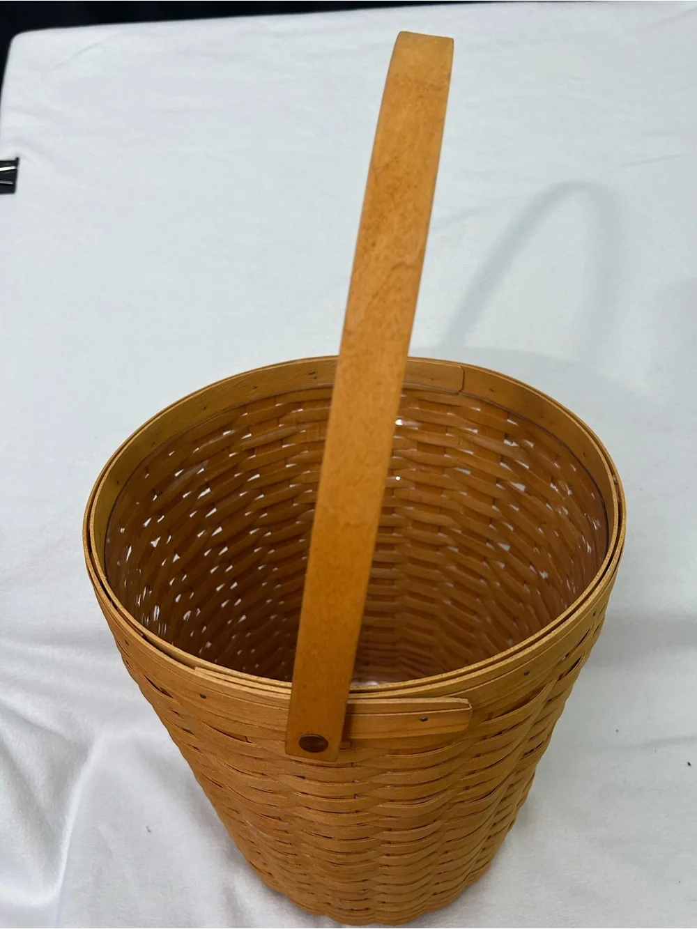Longaberger 2001 Hostess Banker’s Waste Basket